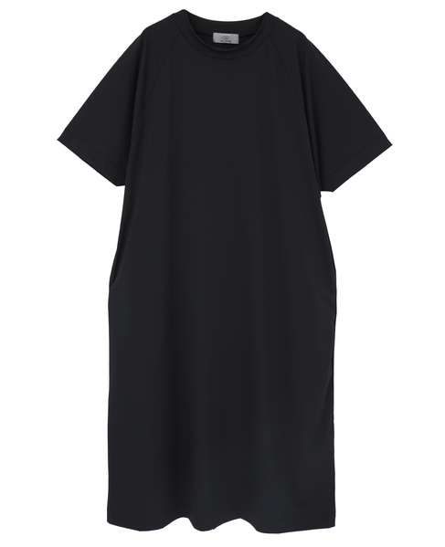 【Allease/オールイーズ】ドルマンワンピース 詳細画像 ブラック 1