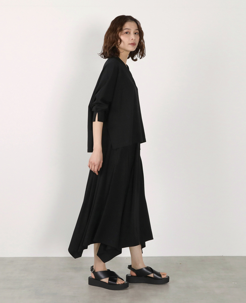 【LOURMARIN】Vネックドルマンカーデ 詳細画像 ブラック 11