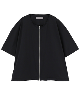 【Allease/オールイーズ】ハーフスリーブジップ