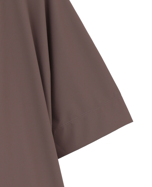 【Allease/オールイーズ】ハーフスリーブジップ 詳細画像 ブラウン 4