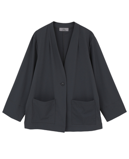 【Allease/オールイーズ】ノーカラージャケット