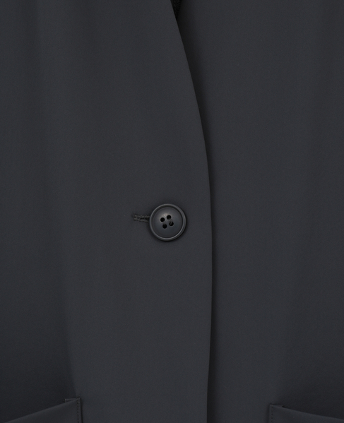 【Allease/オールイーズ】ノーカラージャケット 詳細画像 チャコールグレー 6