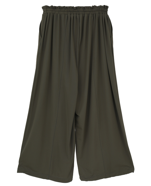 【Allease/オールイーズ】イージーボリュームパンツ 詳細画像 カーキ 2