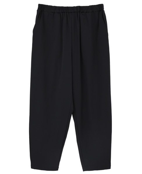 【Allease/オールイーズ】テーパードイージーパンツ 詳細画像 ブラック 1
