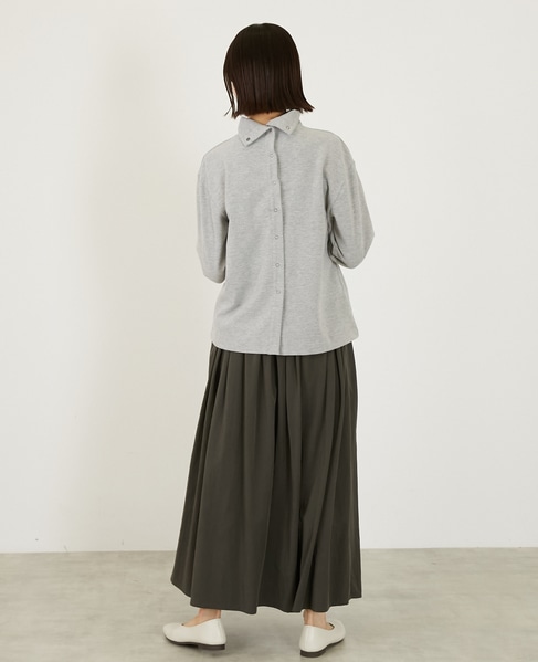 2WAYハイネックカーデ＆プルオーバー 詳細画像 トップグレー 6