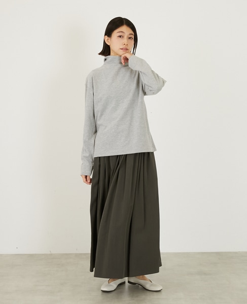 2WAYハイネックカーデ＆プルオーバー 詳細画像 トップグレー 9