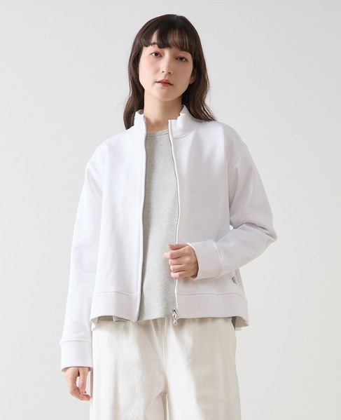 ジップアップカットブルゾン 詳細画像 オフホワイト 1