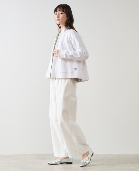 ジップアップカットブルゾン 詳細画像 オフホワイト 3