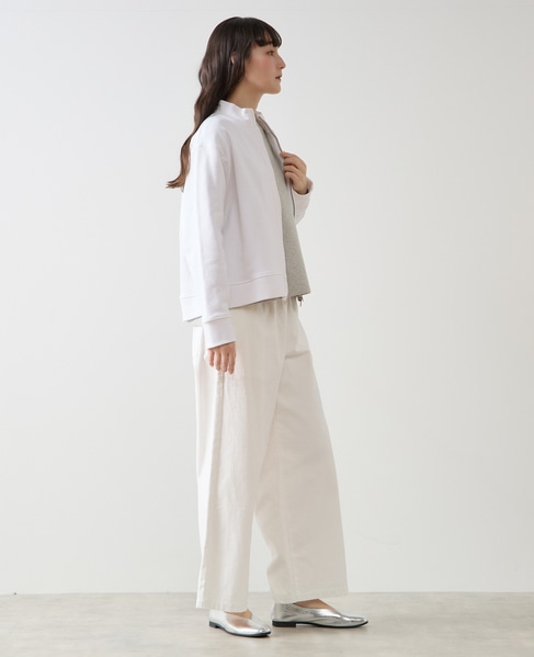 ジップアップカットブルゾン 詳細画像 オフホワイト 7