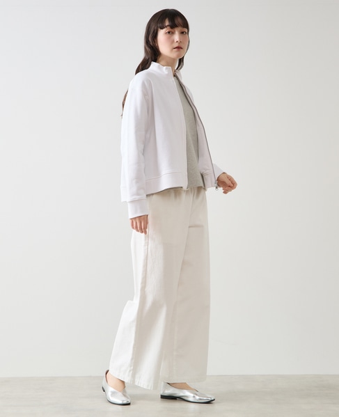 ジップアップカットブルゾン 詳細画像 オフホワイト 8