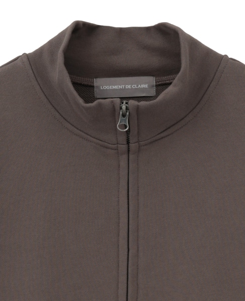 ジップアップカットブルゾン 詳細画像 モカ 12