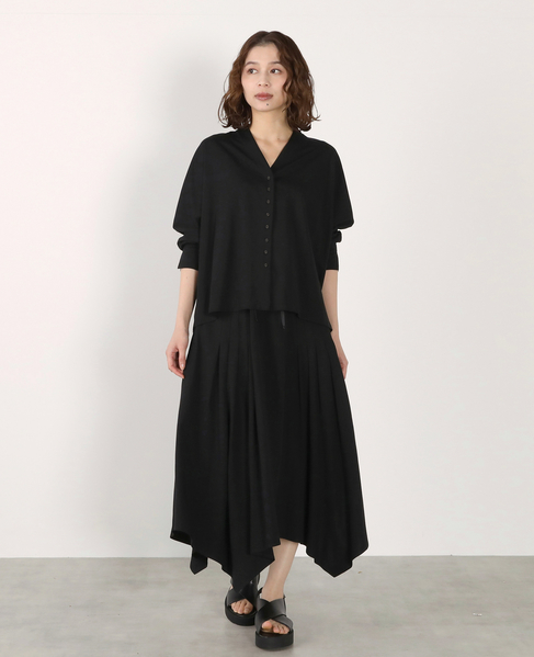 【LOURMARIN】ハンカチーフヘムスカート 詳細画像 ブラック 11