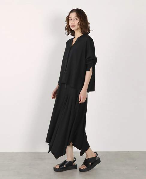 【LOURMARIN】ハンカチーフヘムスカート 詳細画像 ブラック 5