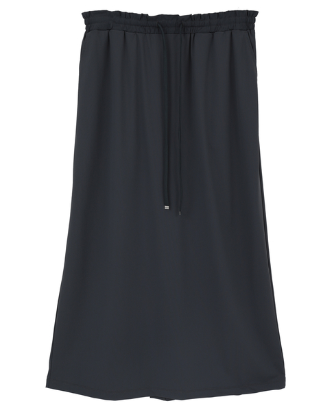 【Allease/オールイーズ】イージーロングスカート 詳細画像 チャコールグレー 1