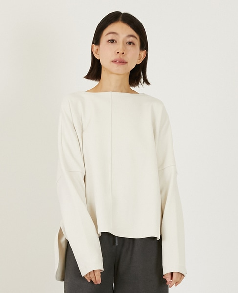 ワイドリラックスカットプルオーバー 詳細画像 アイボリー 1