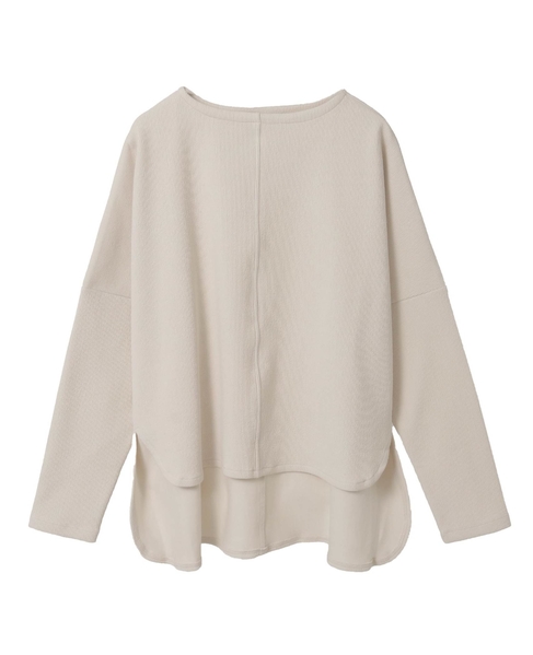 ワイドリラックスカットプルオーバー 詳細画像 アイボリー 9