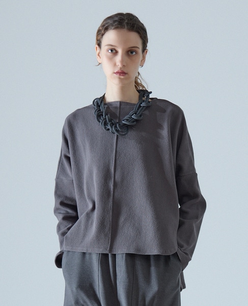 ワイドリラックスカットプルオーバー 詳細画像 チャコールグレー 1