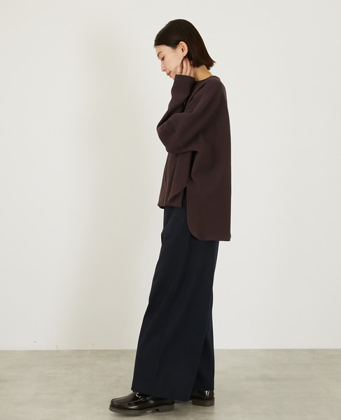 ワイドリラックスカットプルオーバー 詳細画像 ブラウン 3