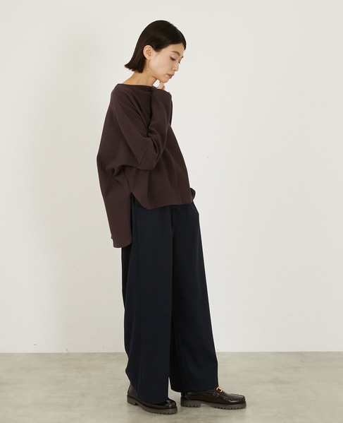 ワイドリラックスカットプルオーバー 詳細画像 ブラウン 7