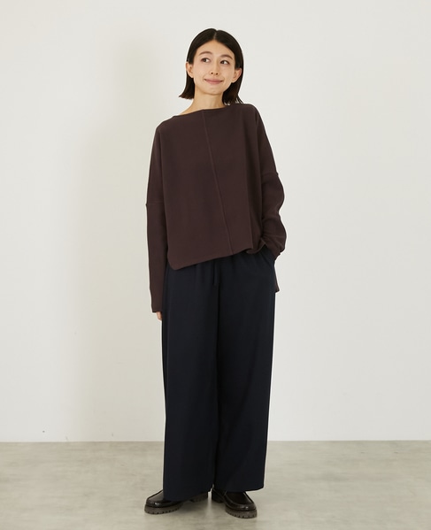 ワイドリラックスカットプルオーバー 詳細画像 ブラウン 8