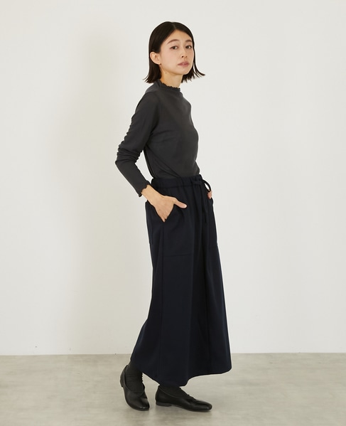 ボトルネックプルオーバー 詳細画像 チャコールグレー 7