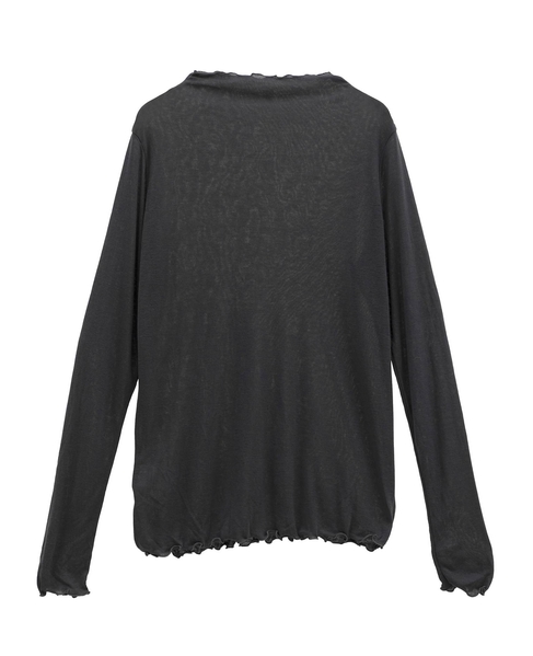 ボトルネックプルオーバー 詳細画像 チャコールグレー 9