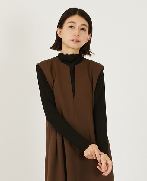 ボトルネックプルオーバー 詳細画像 ブラック 1