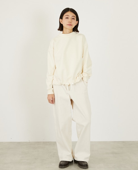 【LOURMARIN】裾ドロストプルオーバー 詳細画像 クリーム 2