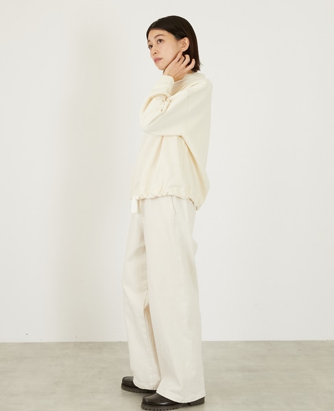 【LOURMARIN】裾ドロストプルオーバー 詳細画像 クリーム 3