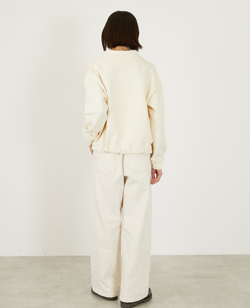 【LOURMARIN】裾ドロストプルオーバー 詳細画像 クリーム 4