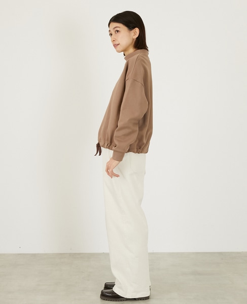 【LOURMARIN】裾ドロストプルオーバー 詳細画像 モカ 3