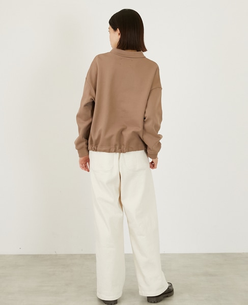 【LOURMARIN】裾ドロストプルオーバー 詳細画像 モカ 4