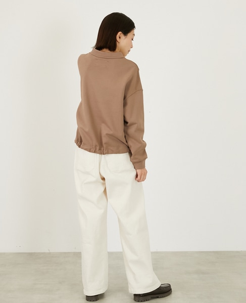 【LOURMARIN】裾ドロストプルオーバー 詳細画像 モカ 5