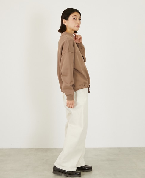 【LOURMARIN】裾ドロストプルオーバー 詳細画像 モカ 6