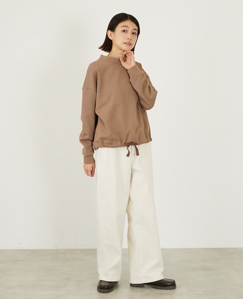 【LOURMARIN】裾ドロストプルオーバー 詳細画像 モカ 7