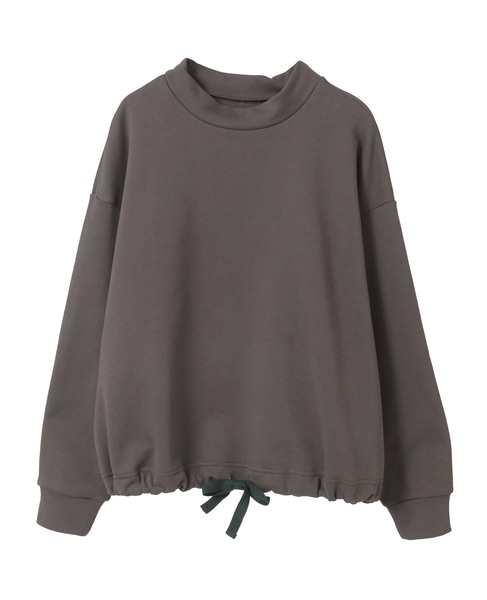 【LOURMARIN】裾ドロストプルオーバー 詳細画像 チャコールグレー 10