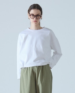 クルーネックカットプルオーバー