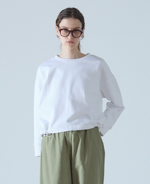 クルーネックカットプルオーバー 詳細画像 オフホワイト 1