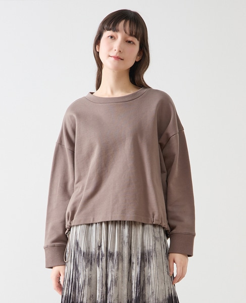 クルーネックカットプルオーバー 詳細画像 モカ 1