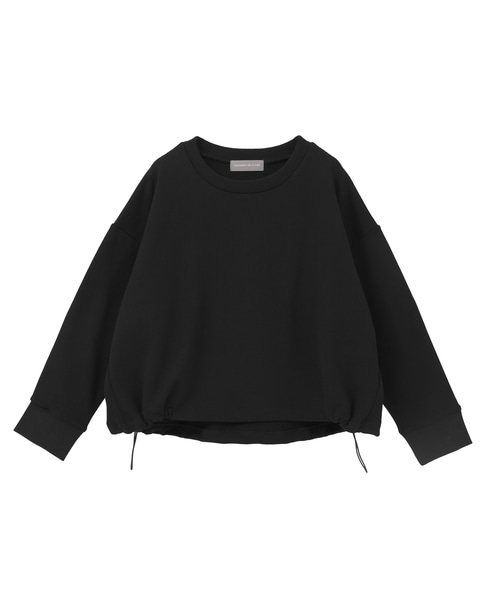 クルーネックカットプルオーバー 詳細画像 ブラック 12