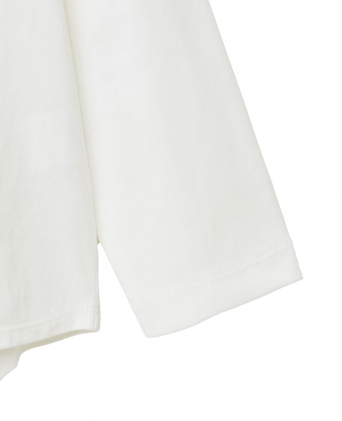 《定番》ラウンドヘムロングスリーブTシャツ 詳細画像 オフホワイト 10