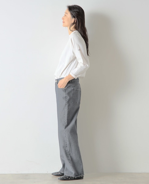 《定番》ラウンドヘムロングスリーブTシャツ 詳細画像 オフホワイト 3