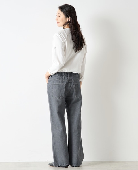 《定番》ラウンドヘムロングスリーブTシャツ 詳細画像 オフホワイト 4