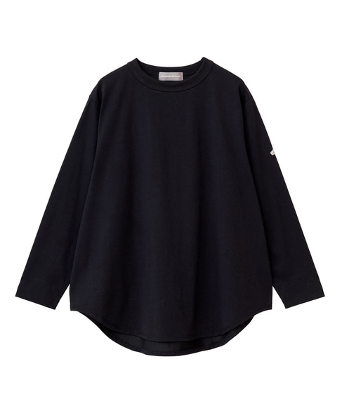 《定番》ラウンドヘムロングスリーブTシャツ 詳細画像 ブラック 5