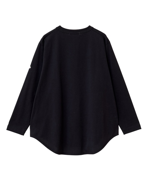 《定番》ラウンドヘムロングスリーブTシャツ 詳細画像 ブラック 6