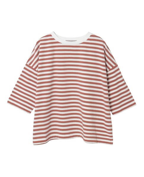 リラックス5分袖Tシャツ 詳細画像 ブラウン 10