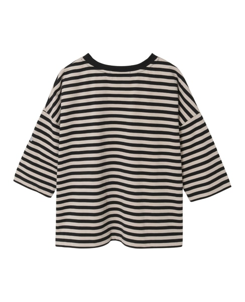 リラックス5分袖Tシャツ 詳細画像 ブラック 5