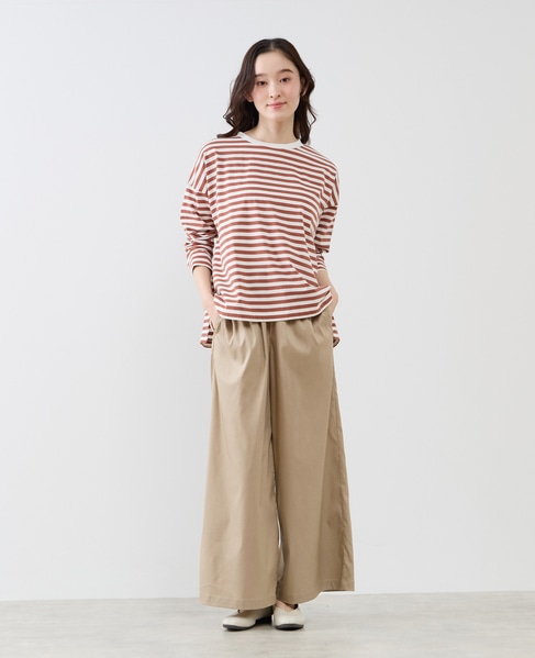 リラックス長袖Tシャツ 詳細画像 ブラウン 2