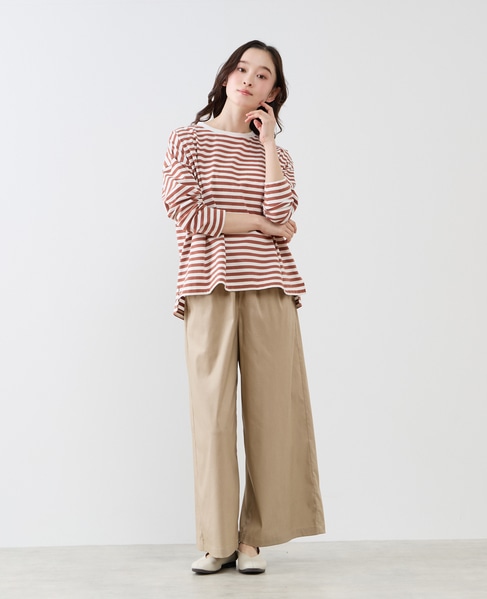 リラックス長袖Tシャツ 詳細画像 ブラウン 4