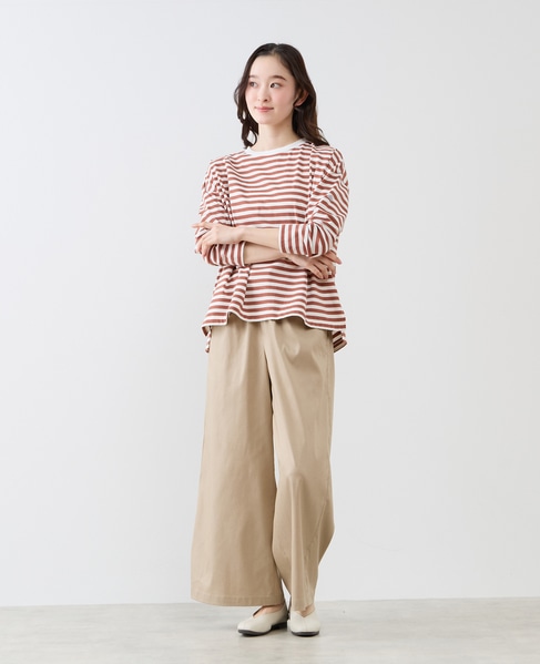 リラックス長袖Tシャツ 詳細画像 ブラウン 5